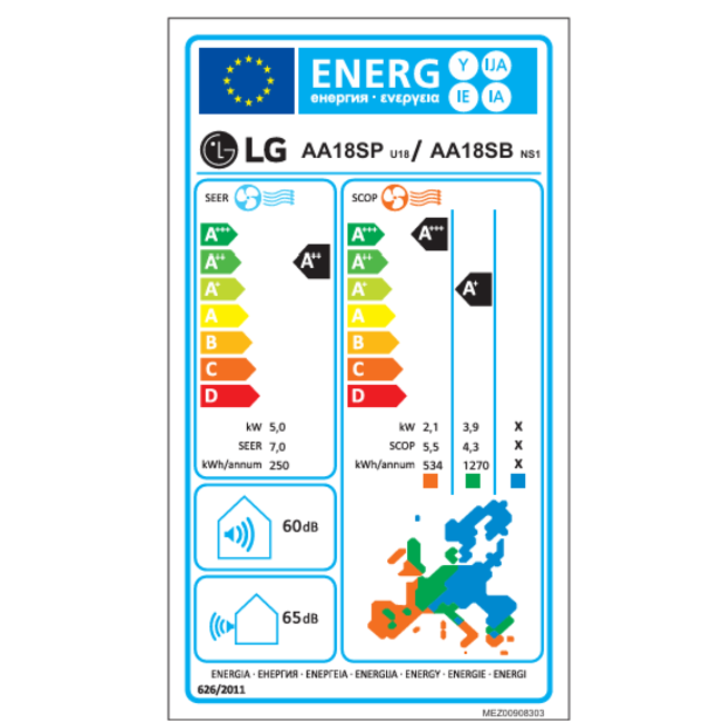 LG ARTCOOL AI AIR Mat Zwart Dual Interver airco R32 5,0 kW set