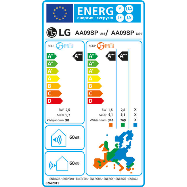 LG ARTCOOL AI AIR Mirror airco R32 2,5 kW Dual Inverter Set