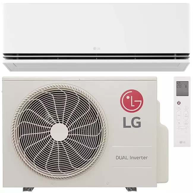 LG Dualcool Deluxe Dual Inverter airco R32 3,5 kW set