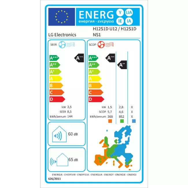 LG Dualcool Deluxe Dual Inverter airco R32 3,5 kW set