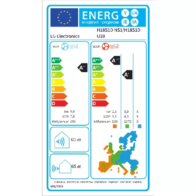 LG Dualcool Deluxe Dual Inverter airco R32 5,0 kW set