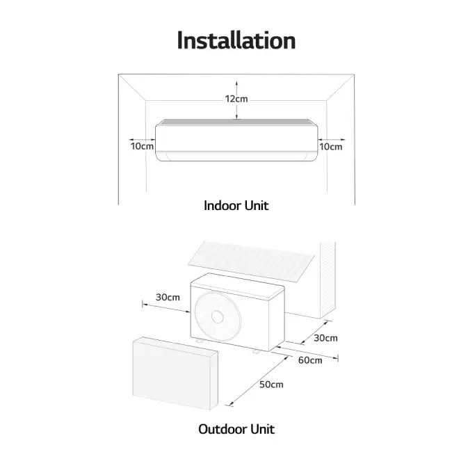 LG Dualcool Deluxe Dual Inverter airco R32 7,0 kW set