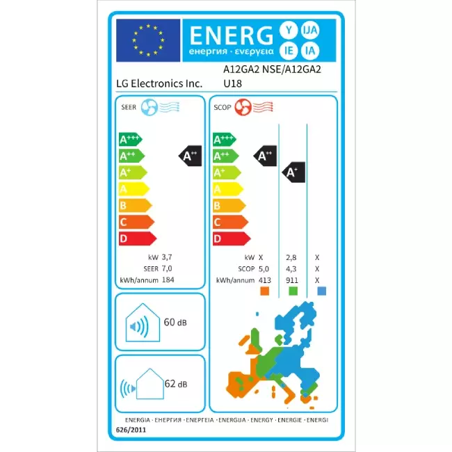 LG Gallery Premium Digital Dual Inverter airco R32 3,5 kW set