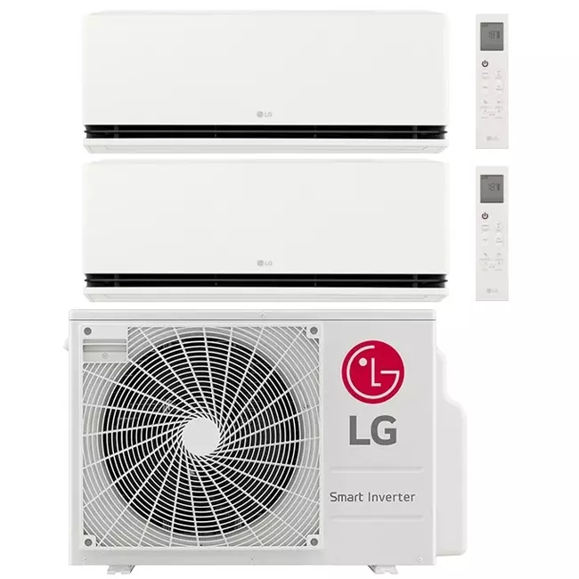 LG Multi split airco MU2R17-0909P R32 2x2,5 kW set