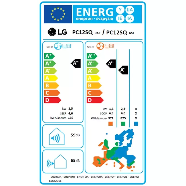 LG Standard Plus Smart Inverter airco R32 3,5 kW set