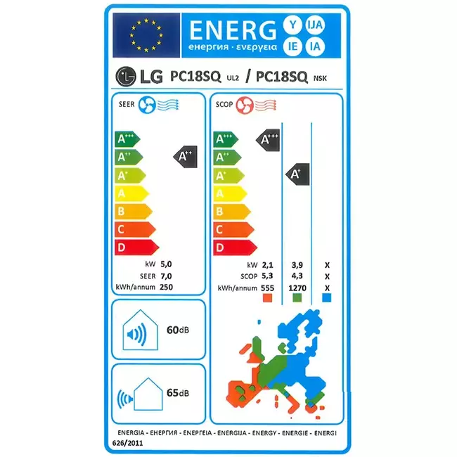 LG Standard Plus Smart Inverter airco R32 5,0 kW set