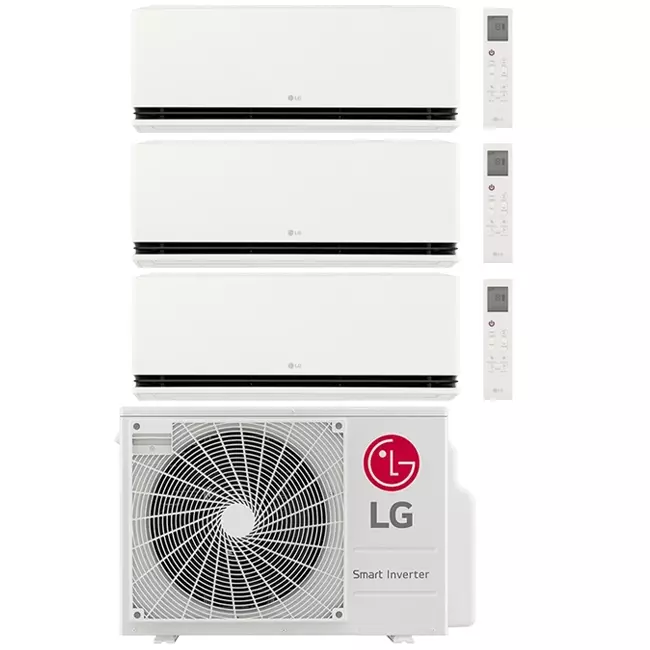 LG Triple split airco MU3R19-090909P R32 3x2,5 kW set